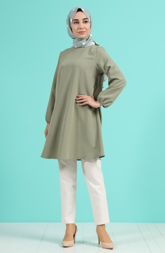 Light Khaki Green Tuniek 1309-02