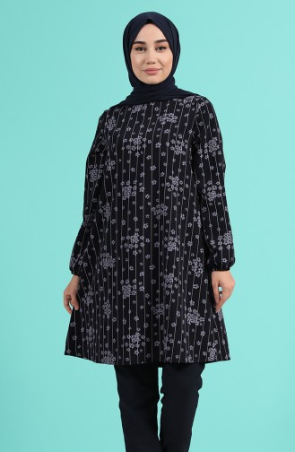 Navy Blue Tuniek 2174-01