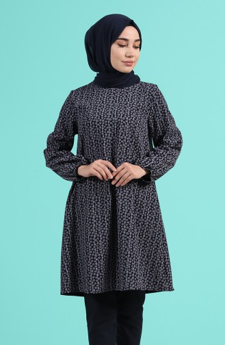 Navy Blue Tuniek 2175-01