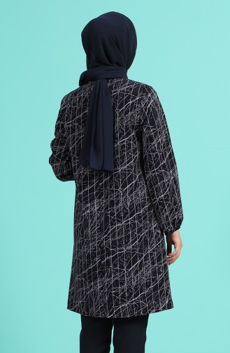 Navy Blue Tuniek 2177-01