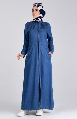 Denim Blue Abaya 1031-01