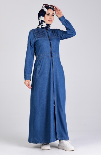 Denim Blue Abaya 1031-01