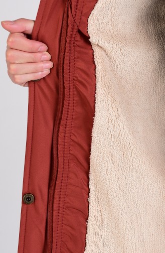 Manteau Rose Pâle Foncé 6051-08