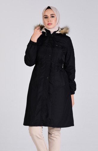 Manteau Noir 0128-02