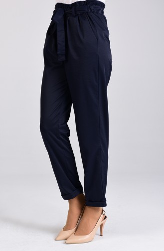 Double Leg Trousers 4005-03 Navy Blue 4005-03