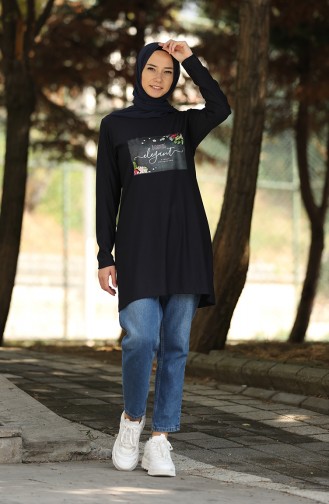 Navy Blue Tuniek 9671-03