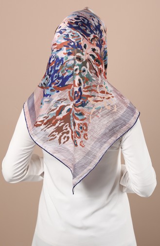 Armine Twill Eşarp 3004P-07 Lacivert