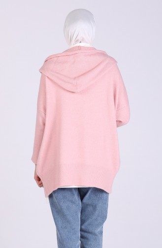 Triko Cepli Hırka 1469-02 Pudra