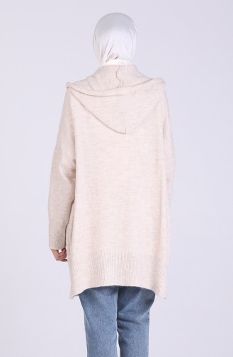 Creme Strickjacke 1469-03