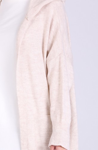 Creme Strickjacke 1469-03