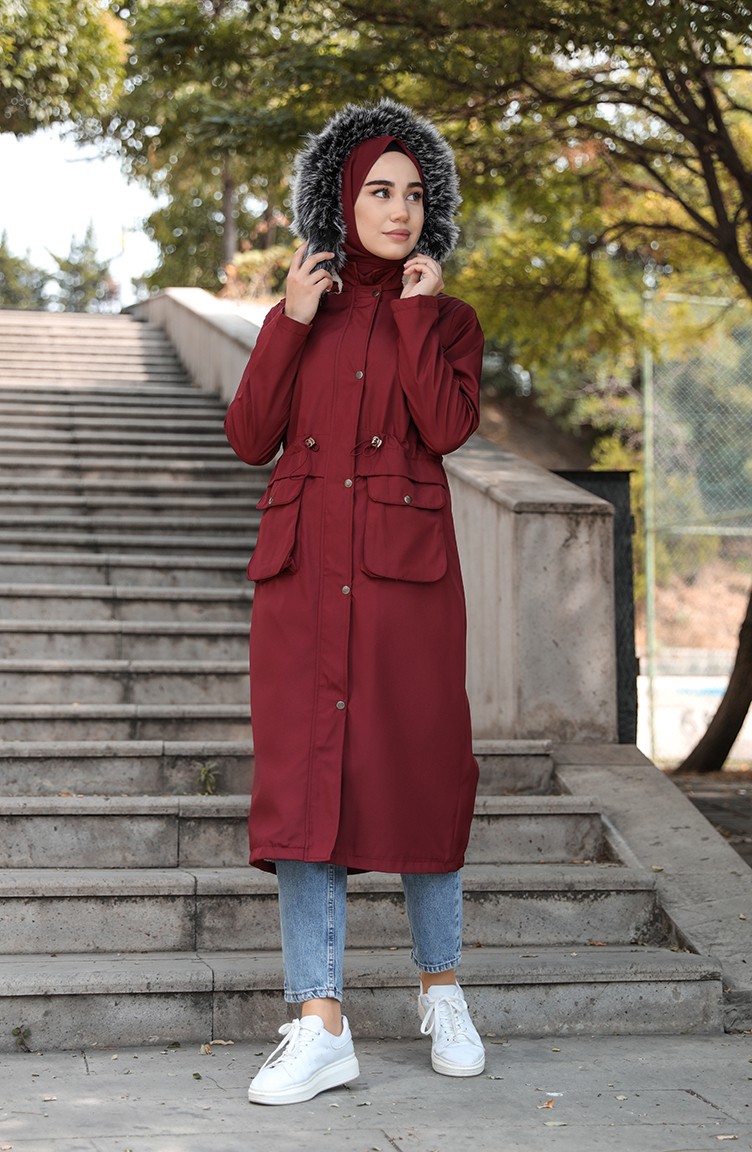 Manteau bordeaux 2025