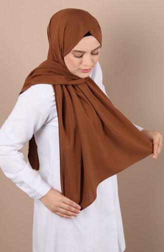 Düz Renk Şal 528-04 Taba