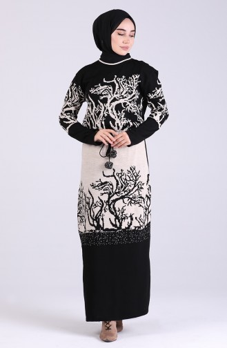 Robe Hijab Noir 5093-01
