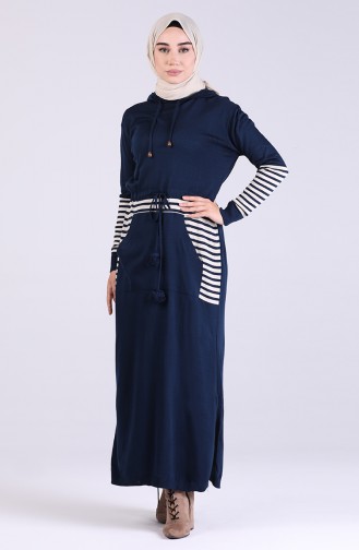 Robe Hijab Bleu Marine 7512-06