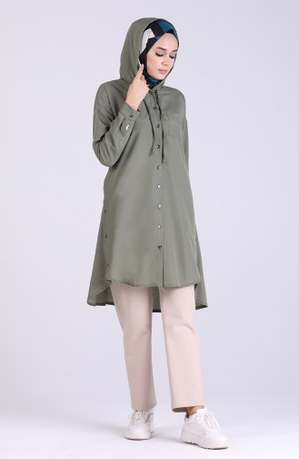 Light Khaki Green Tuniek 3198-07