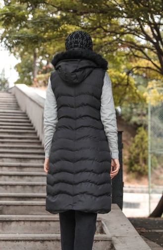 Black Gilet 6033A-01