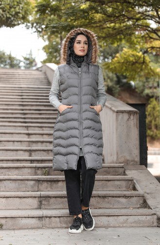 Gray Gilet 6033-04