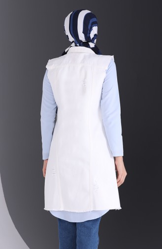 White Gilet 3535-01