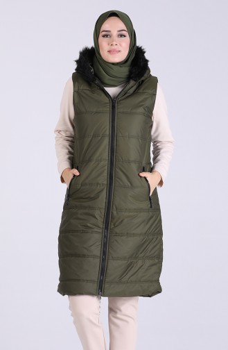 Gilet Sans Manches Khaki 10109-01