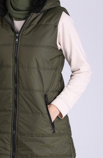 Gilet Sans Manches Khaki 10109-01