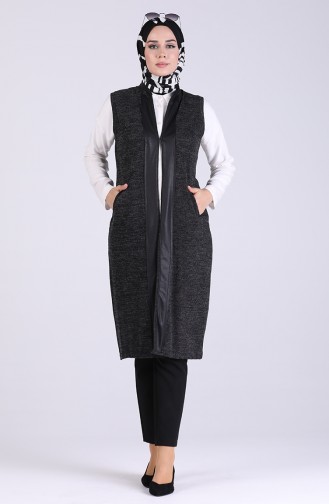 Light Black Gilet 5029-01