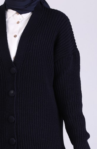 Navy Blue Cardigans 4218-03