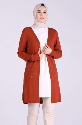 Brick Red Cardigans 4289-08