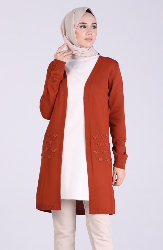 Brick Red Cardigans 4289-08