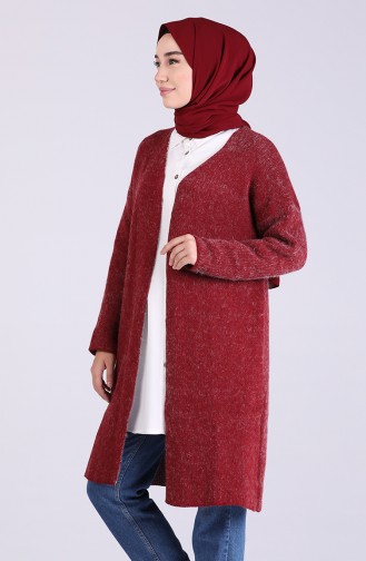 Claret Red Cardigans 0602-04