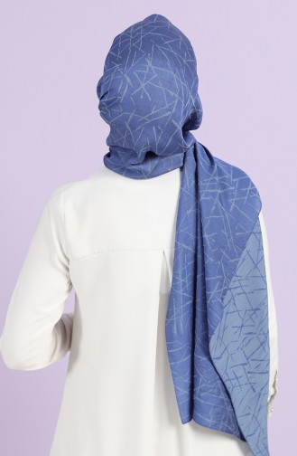Armine Trend Line-3 Şal 444111-04 Açık Lacivert