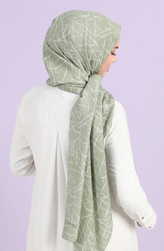 Armine Trend Line-3 Şal 444111-09 Açık Haki Yeşil
