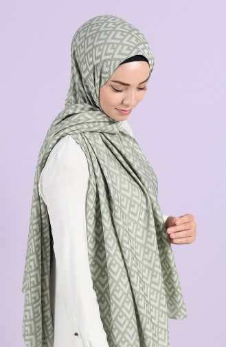 Light Khaki Green Shawl 444113-04