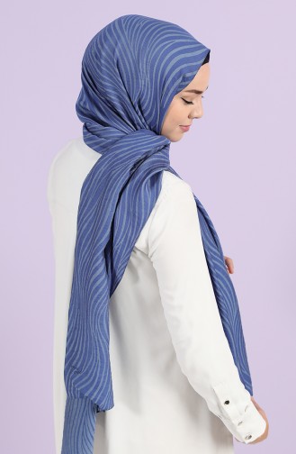 شال أزرق كحلي 444140-04