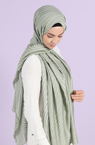 Light Khaki Green Shawl 444140-10