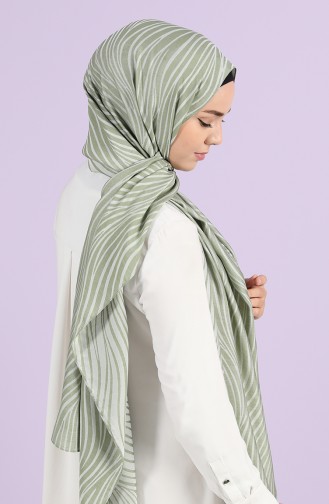 Light Khaki Green Sjaal 444140-10