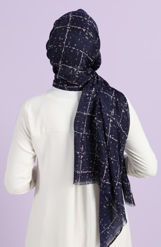 Navy Blue Shawl 360-118