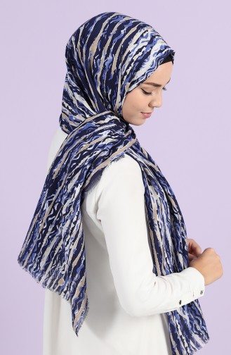 Navy Blue Shawl 10051-03