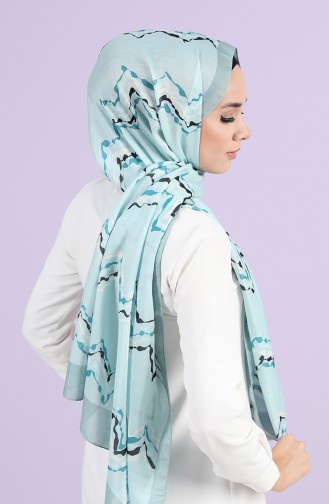 Mint green Sjaal 81005-01