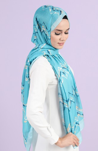 Turquoise Shawl 81005-08