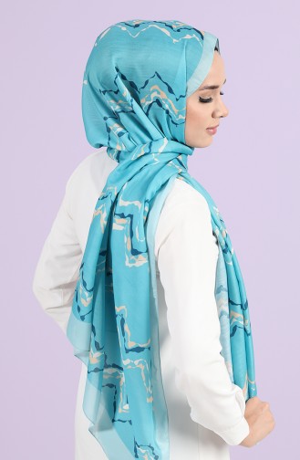 Turquoise Shawl 81005-08