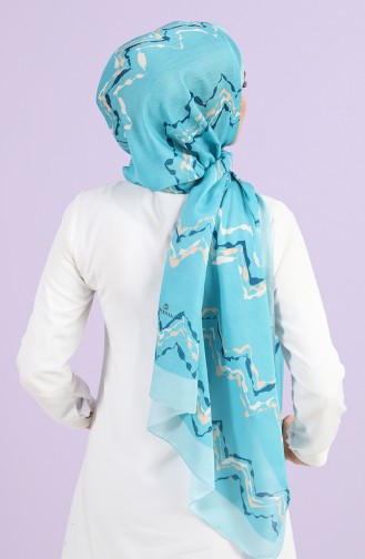 Turquoise Shawl 81005-08