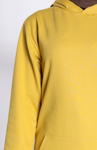 قميص رياضي أصفر خردل 20045-05