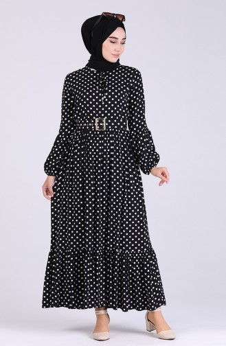 Robe Hijab Noir 4554-07