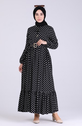 Black İslamitische Jurk 4554-07