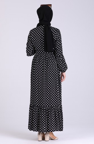 Robe Hijab Noir 4554-07