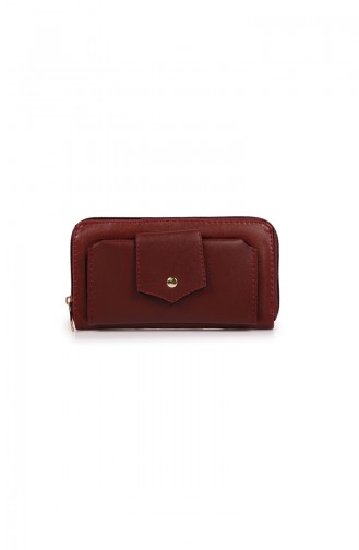 Claret red Wallet 55Z-03