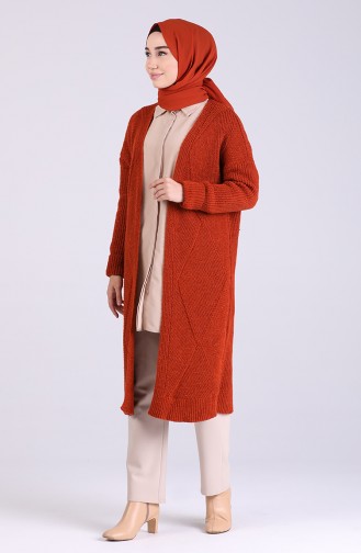 Brick Red Cardigans 4219-03