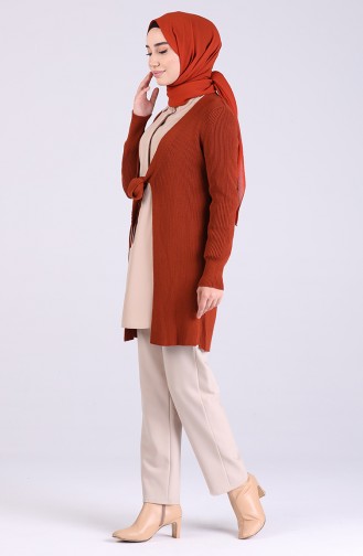 Brick Red Cardigans 4288-01