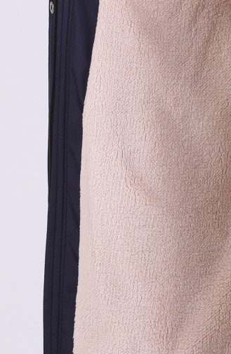 معطف أزرق كحلي 9052-07