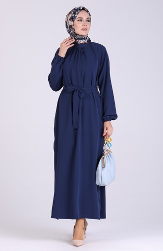 Robe Hijab Bleu Marine 1324-02